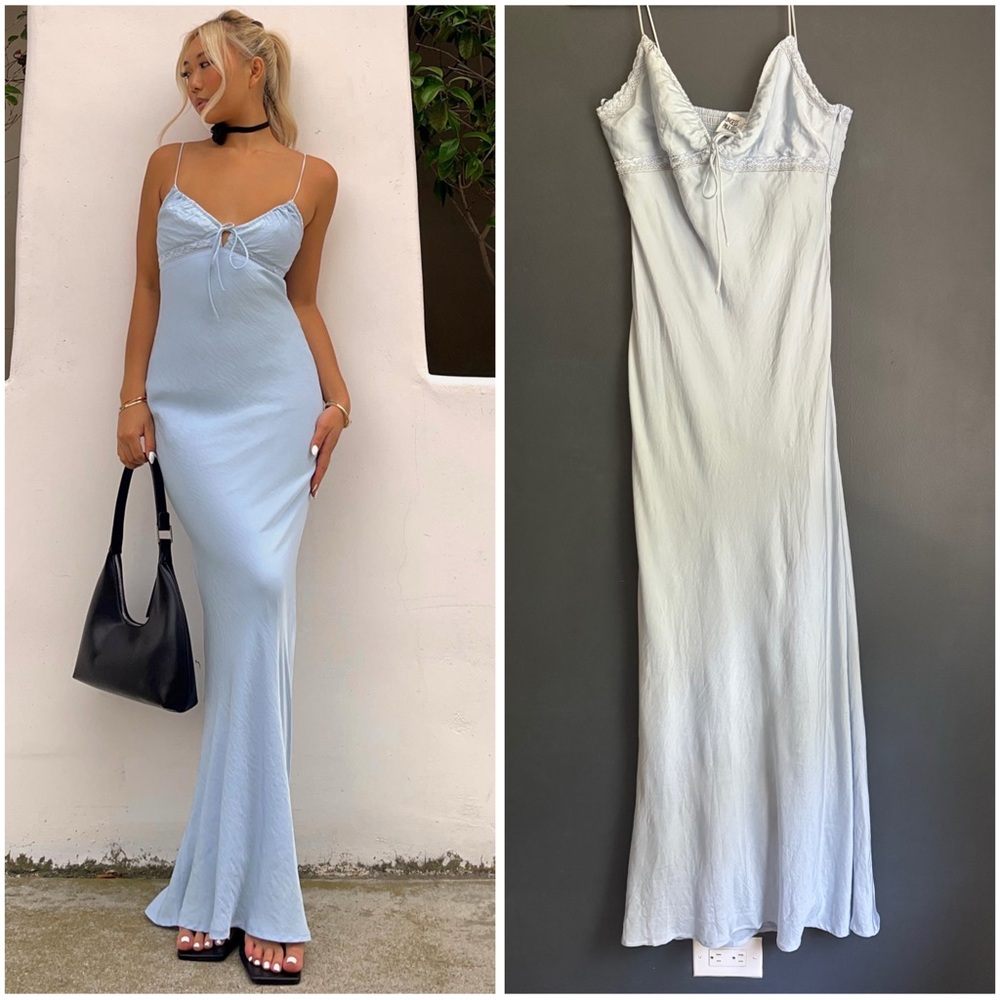 Princess Polly Emily Maxi Dress Blue